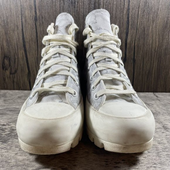 Converse CTAS Hi Women's 7 White High Top Sneakers Lugged Platform Chunky - Picture 6 of 10